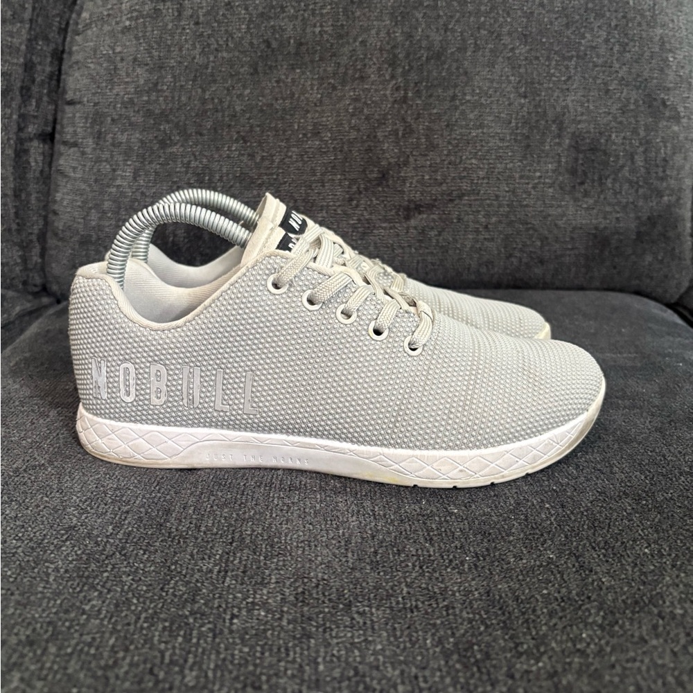 NOBULL Shoes Womens Size 9 Gray Trainer Athletic CrossFit Lightweight Mesh